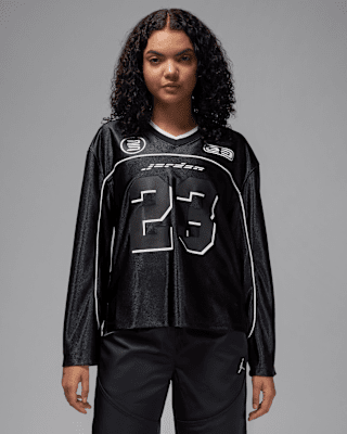 売れ筋商品|||ジョーダン Tシャツ レディース トップス Long sleeved top - black Jordan Women's Long-Sleeve Jersey Top. Nike.com